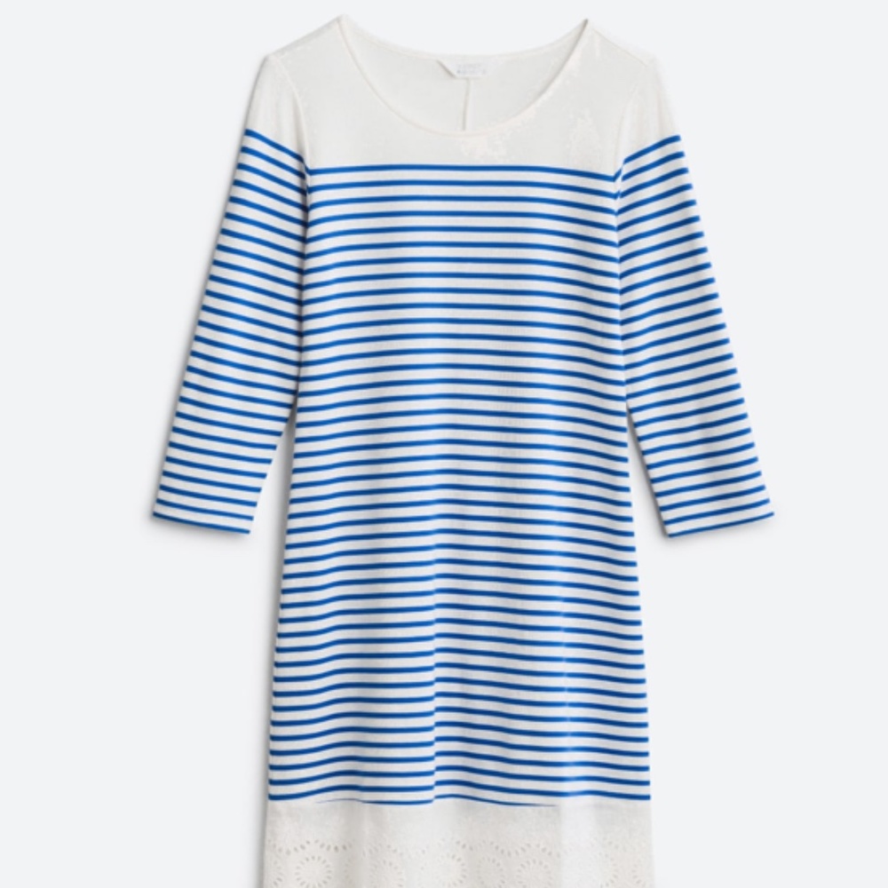 Market and Spruce Blue and White Striped Dress